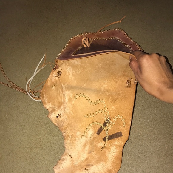 Bag hand made leather made in Brazil - Picture 6 of 8